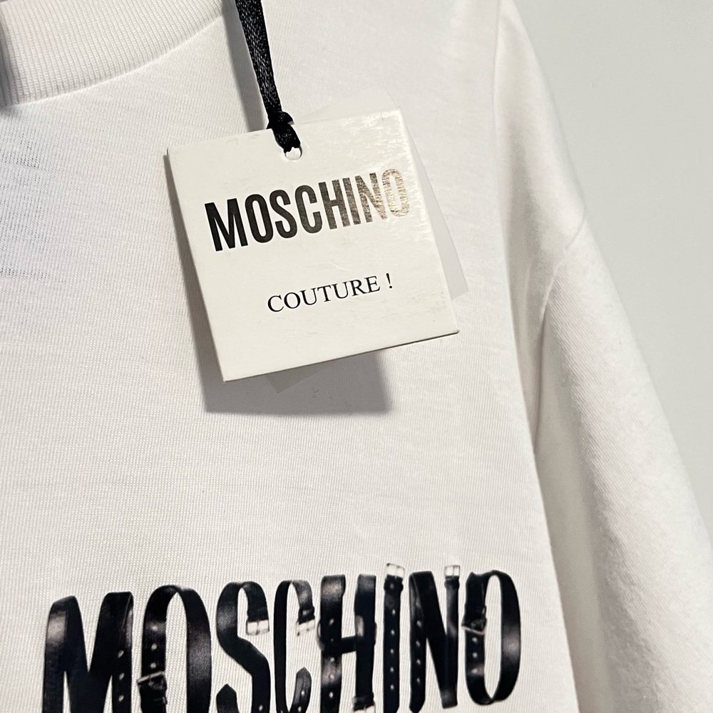 Moschino White T-Shirt- Beautiful